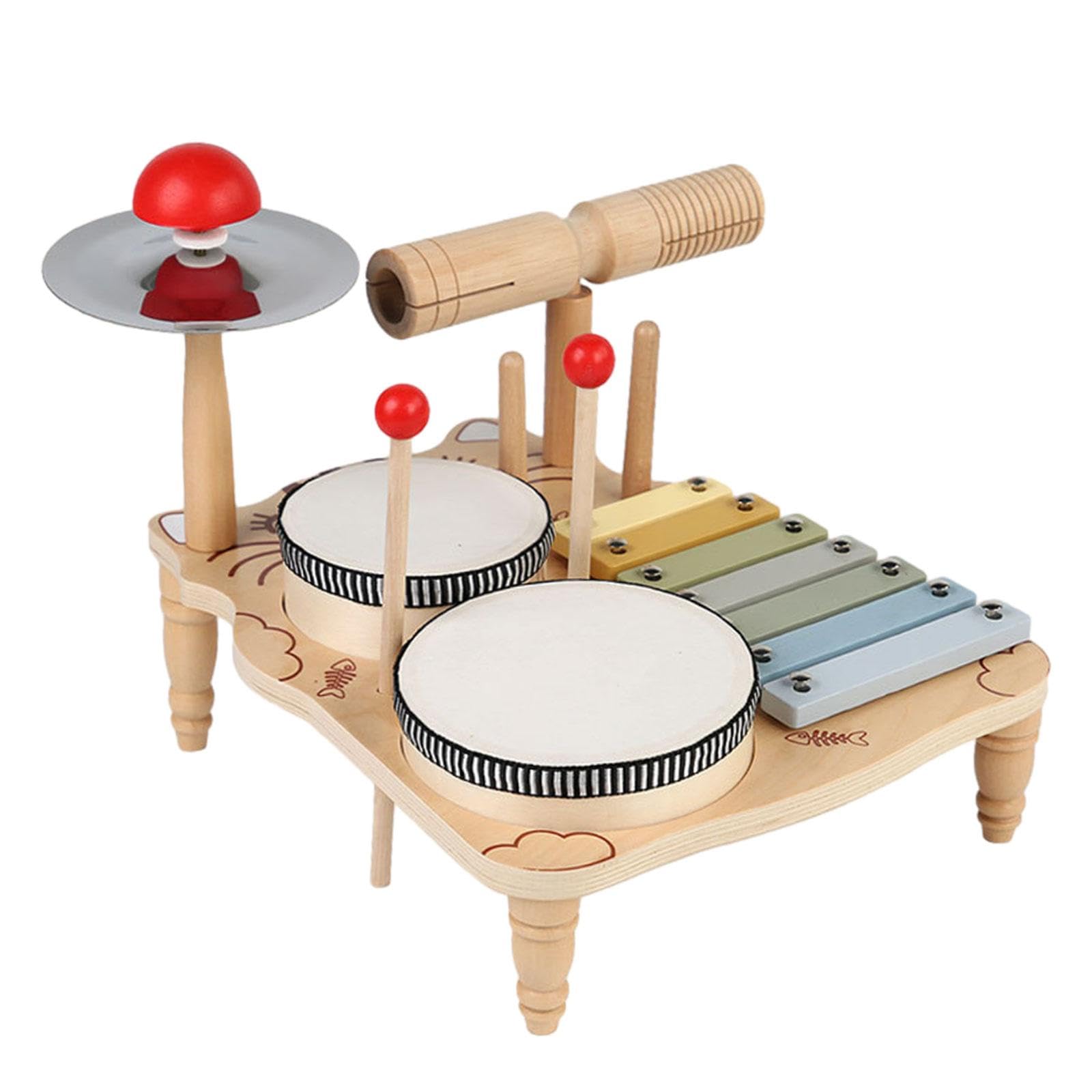 Amazon | STARTIST 木琴ドラムセットモンテッソーリ楽器おもちゃセット